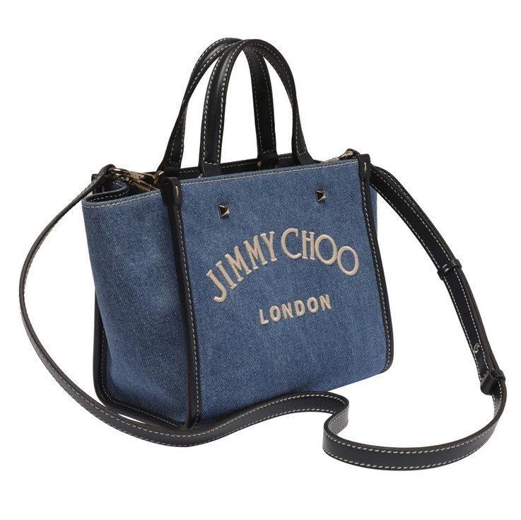 JIMMY CHOO デニム スモール 2WAY トート 関税送料込