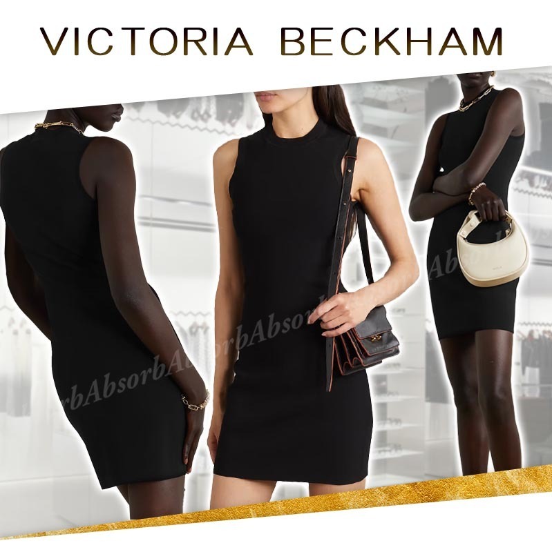 【23AW NEW】Victoria Beckham_woman/VB Body ニット ミニドレス