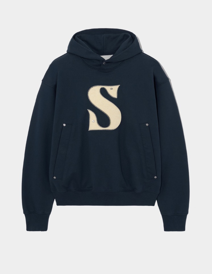パーカー・フーディ SATUR Classic Logo Hoodie Classic Navy SA23FWUH02NV MUSINSA | SATUR Classic Logo Hooded Sweatshirt Classic Navy
