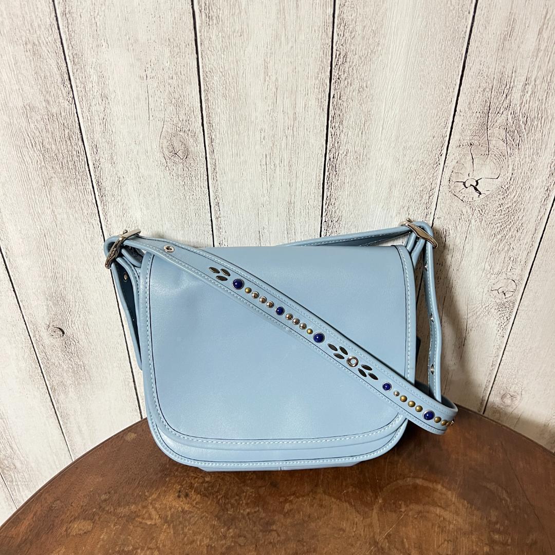 国内発送 送料無料☆Coach スタッズ ショルダー クロスボディ