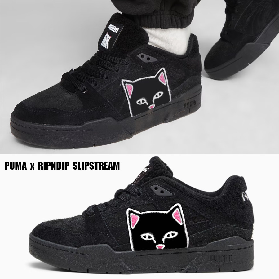 PUMA x RIPNDIP SLIPSTREAM★コラボ★PUMA BLACK/PUMA WHITE