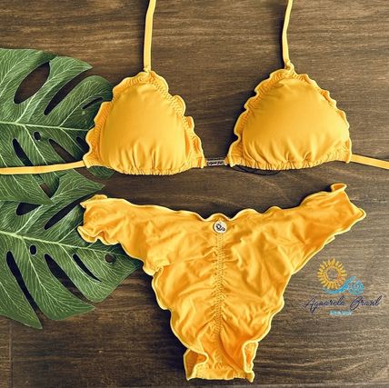 Aquarela Brasil More Swimwear Plain Brazilian Logo Swimwear