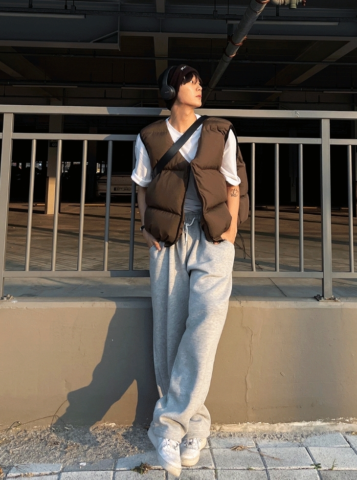 【COSYHARU】Chemitz Pintuck String Brushed Training Pants COSYHARU】Chemitz Pintuck String Brushed Training Pants