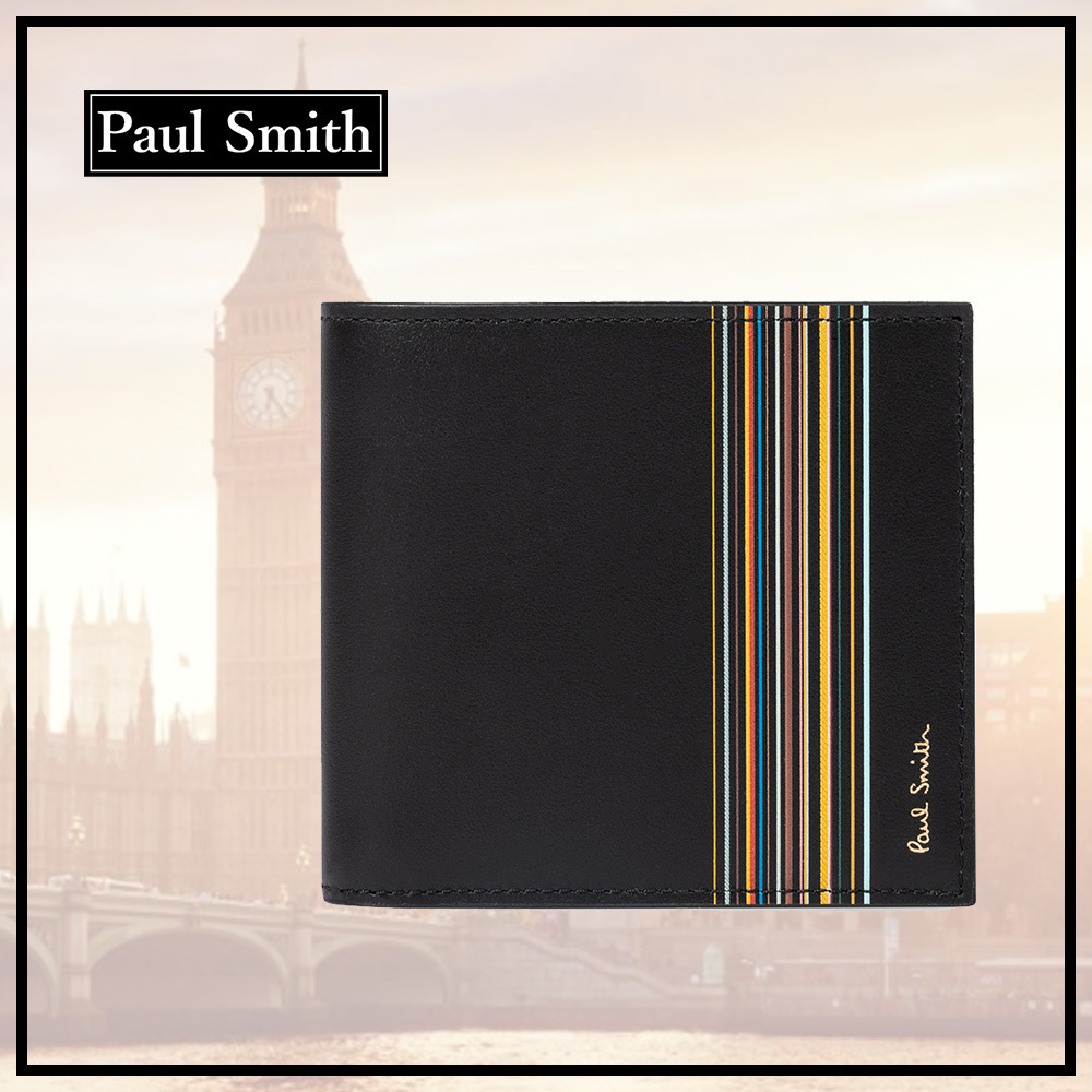 【Paul Smith】Signature Stripe Block 札入れ ウォレット