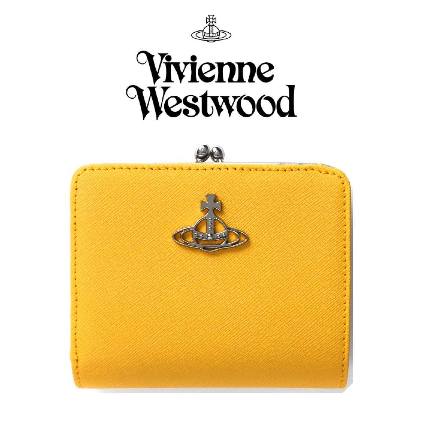 ★ VIVIENNE WESTWOOD ★SAFFIANO がま口財布