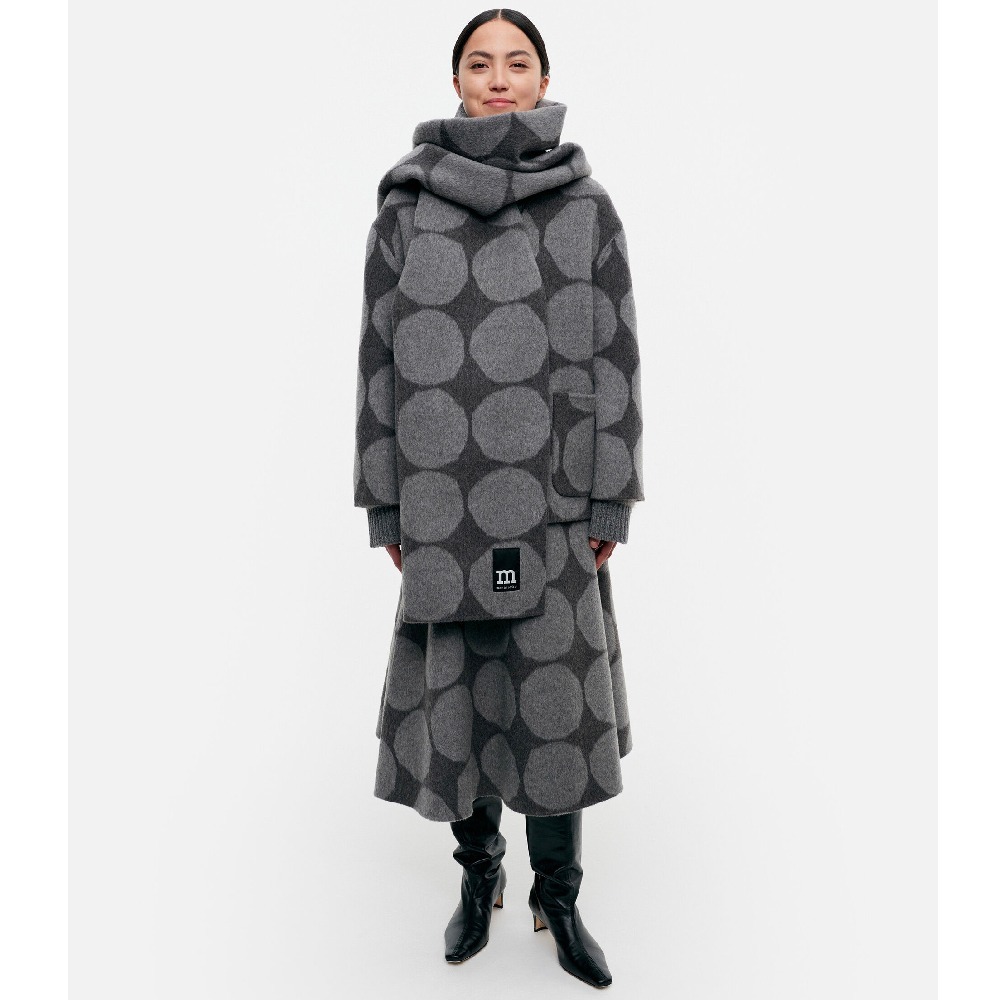 marimekkoマリメッコ kivet ウールブランケット☆新品☆ルックタグ付