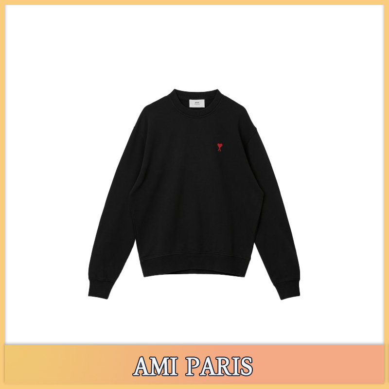【AMI PARIS】★送料・関税込★ハートロゴマンツーマン