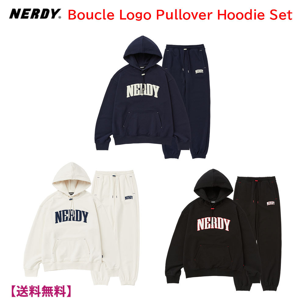 ★ノルディ★Boucle Logo Pullover Hoodie Set★フーディセット