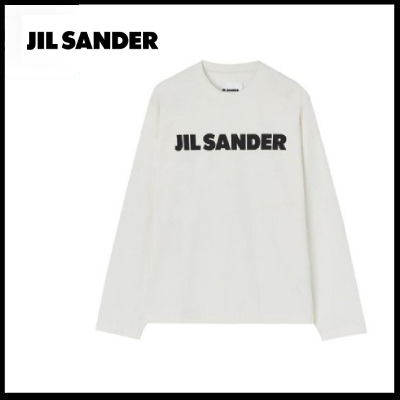 (ジルサンダー) JIL SANDER ロゴ 長袖Tシャツ J22GC0136