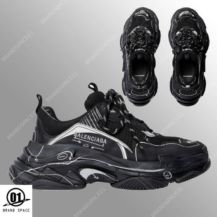 BALENCIAGA】メンズ トリプル S スケッチ スニーカー 靴・ブーツ