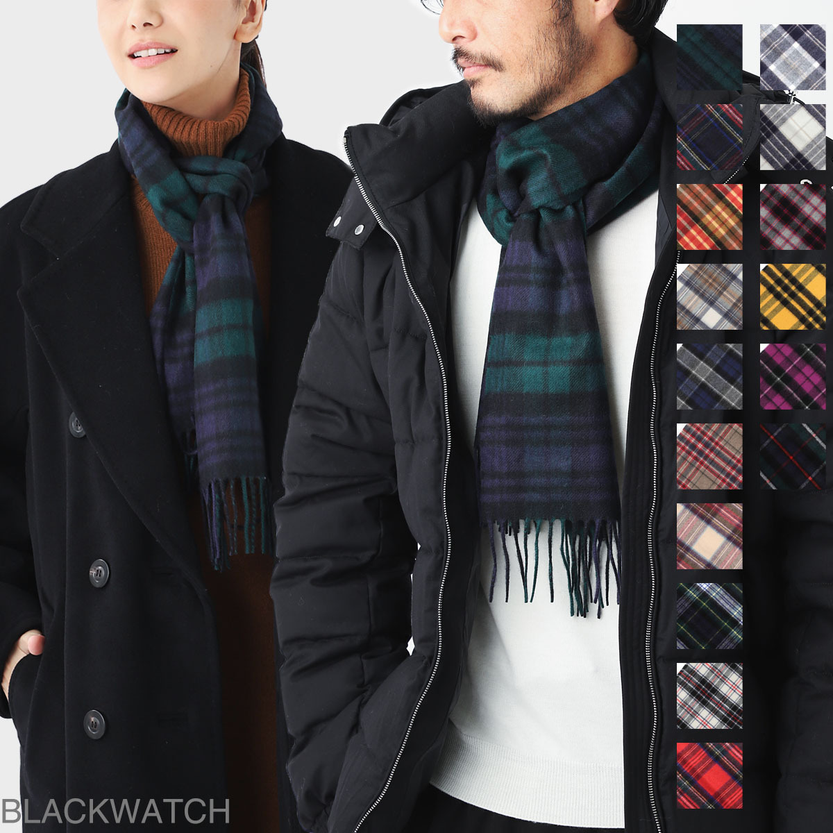 JOHNSTONS OF ELGIN カシミヤ マフラー wa000016ch
