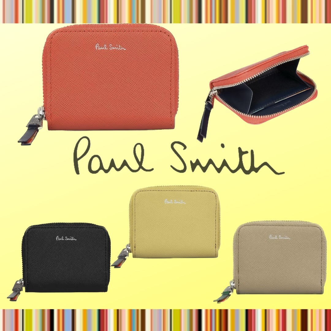 【Paul Smith】アーティストストライププラー★コインケース
