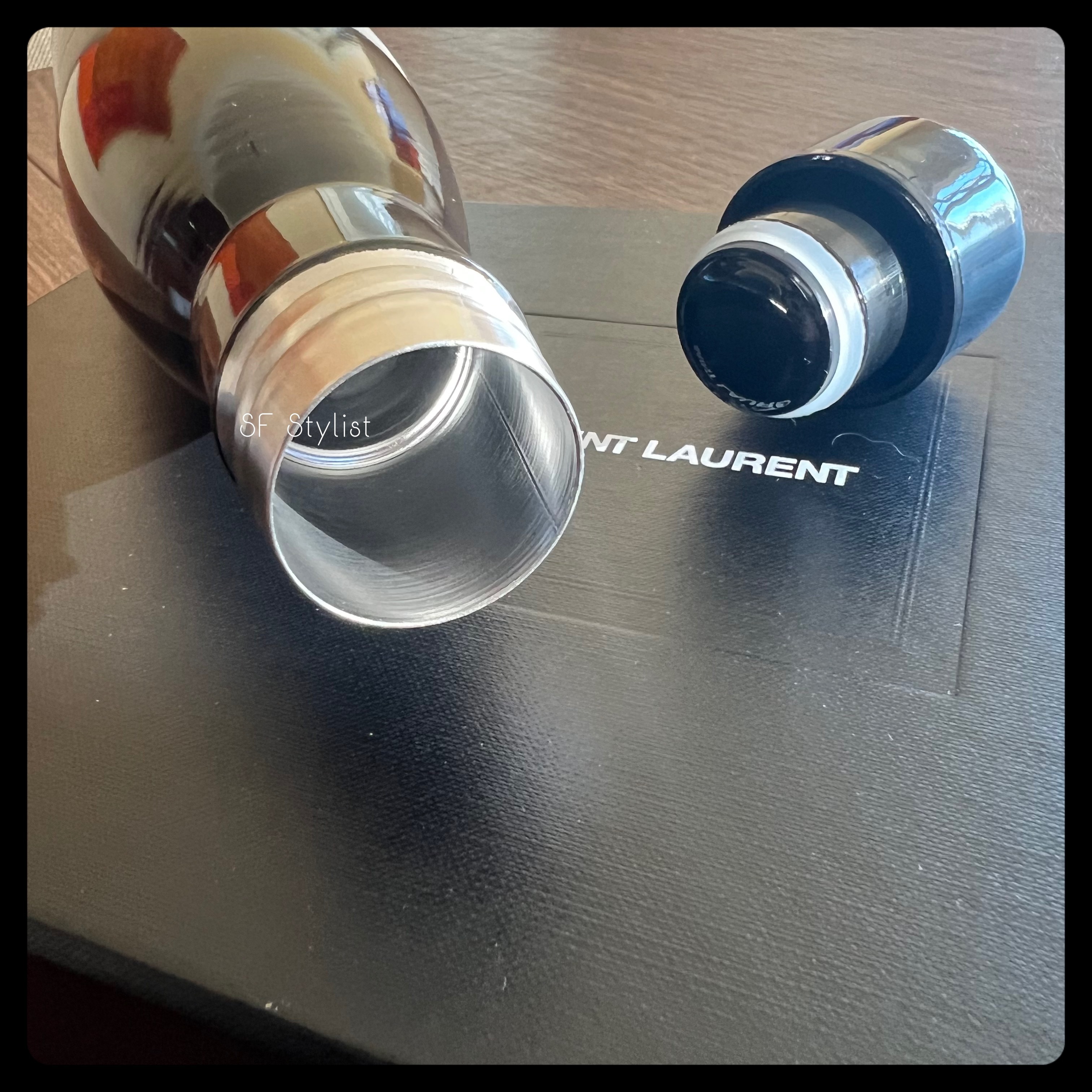 手元在庫Saint Laurent AGOOD社とのコラボステンレスボトル500ml