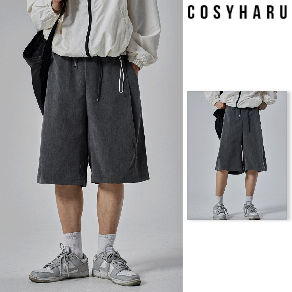 【COSYHARU】Half Banding Bermuda Pants