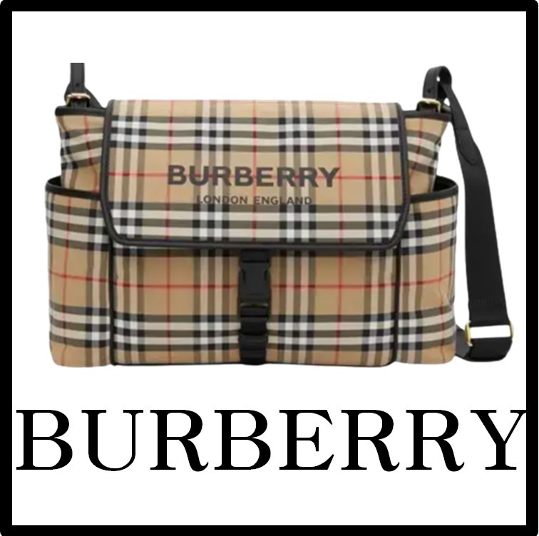 ★関税込★BURBERRY★ヴィンテージチェック マザーズバッグ★
