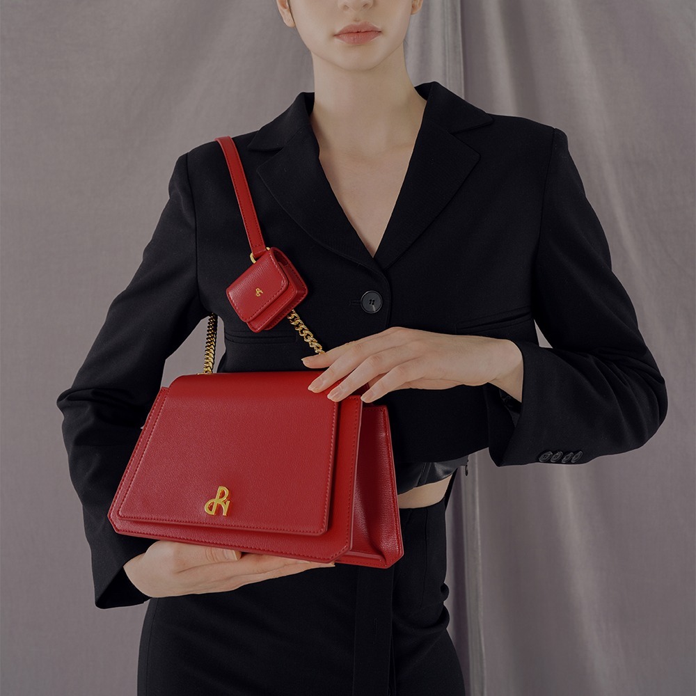 ショルダーバッグ・ポシェット [DIERNEAS] 2-WAY TAMBER Bag (RED)
