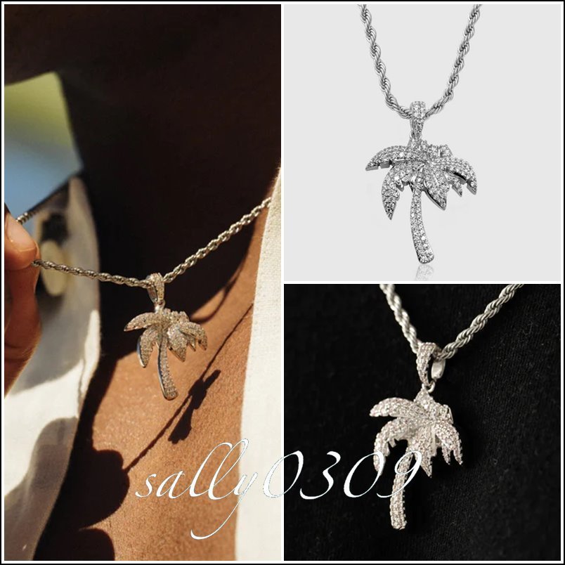 【関税 送料無料】CRAFTD London★ICED Palm チェーンネックレス
