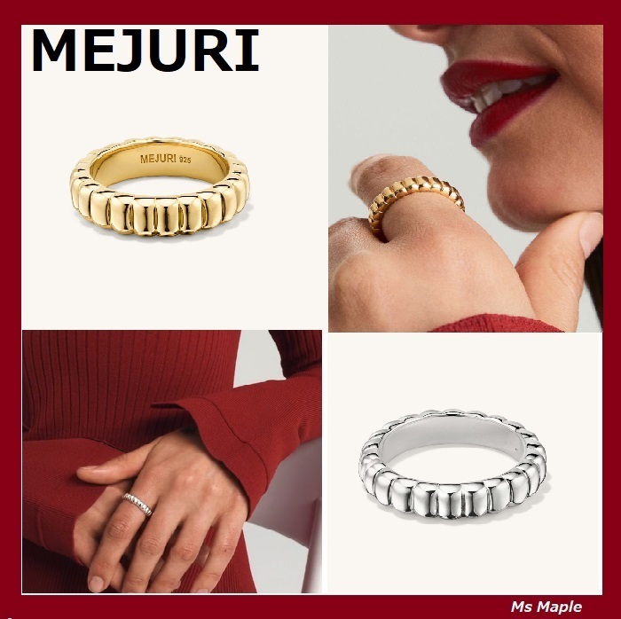 シンプルな上品さ☆エレガント【MEJURI】Charlotte Slim Ring