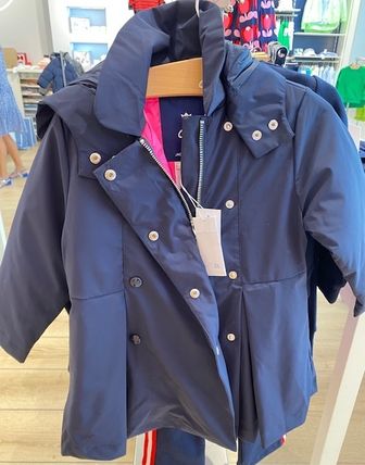 JACADI(ジャカディ) 女の子ネイビー色コート 18-36m コート ネイビー（紺）系 JACADI(ジャカディ) - 海外通販のBUYMA