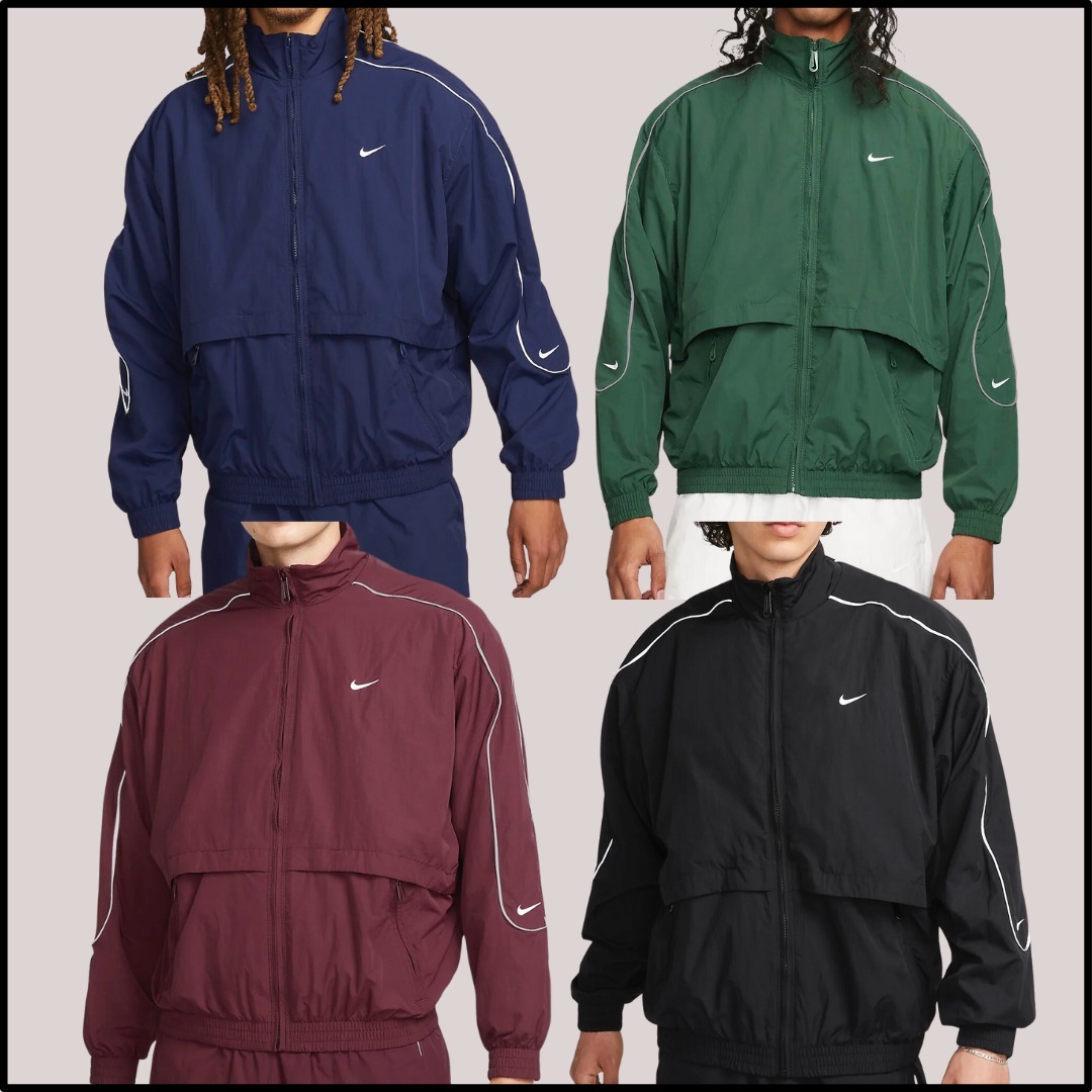 【Nike】Sportswear Solo Swoosh/ナイロン/ウーブンジャケット