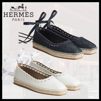 エルメス HERMES オズ フラットシューズ 靴 シューズ レザー