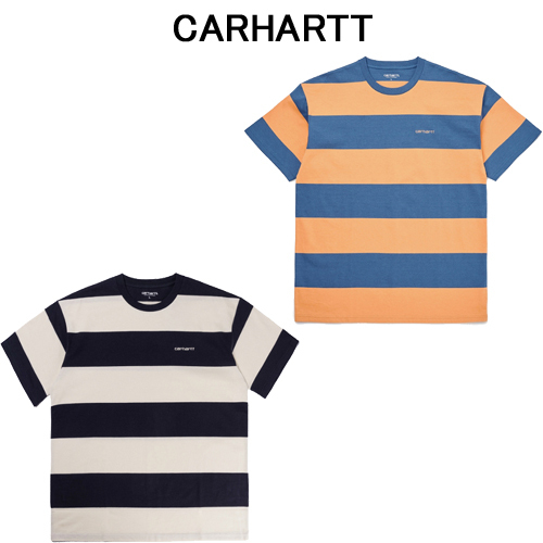 ★2023SS新作★CARHARTT★S/S SCRIPT STRIPE T-SHIRT