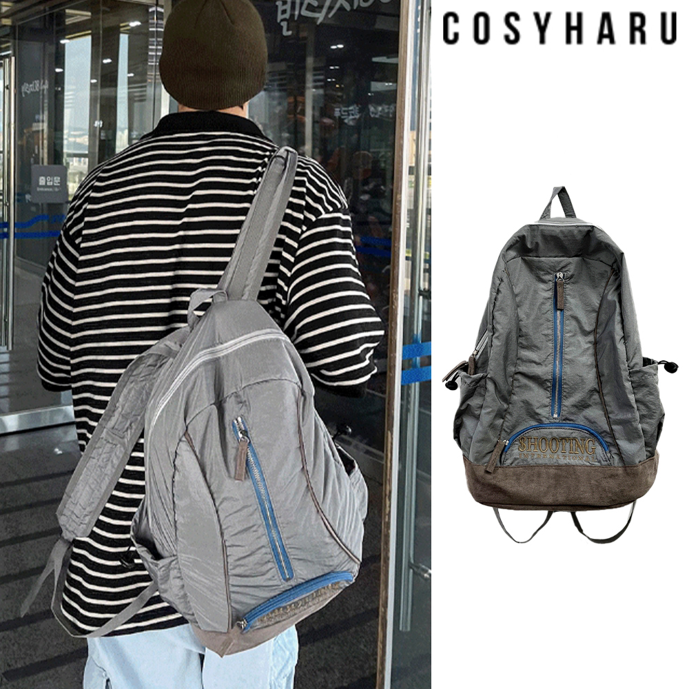 【COSYHARU】Glossy Shooting Backpack