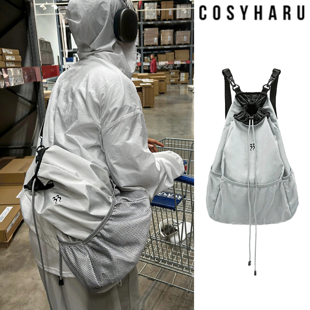 【COSYHARU】Net String Backpack