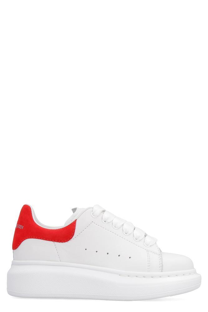 関税送料込☆Alexander McQueen☆オーバーサイズトレーナー 白赤