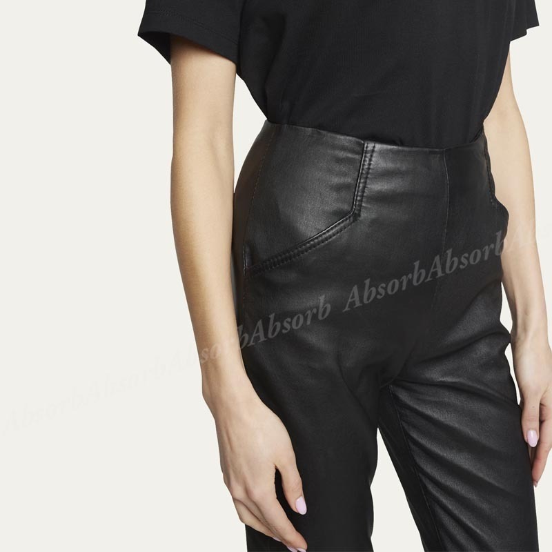 【23AW NEW】Victoria Beckham_woman / レザーレギンス / Black 23AW NEW】Victoria Beckham_woman / レザー レギンス