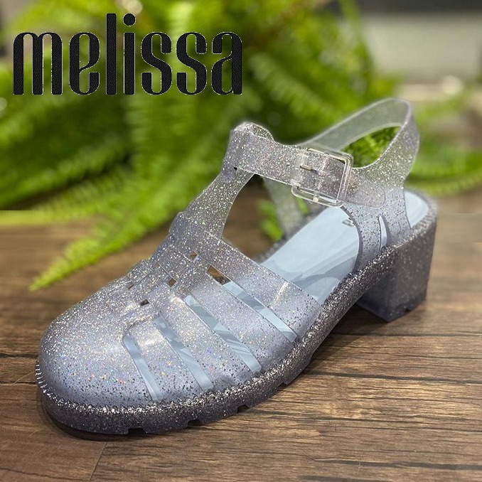 Melissa 追跡付/送料込 雨の日対策 スパイダーヒールサンダル