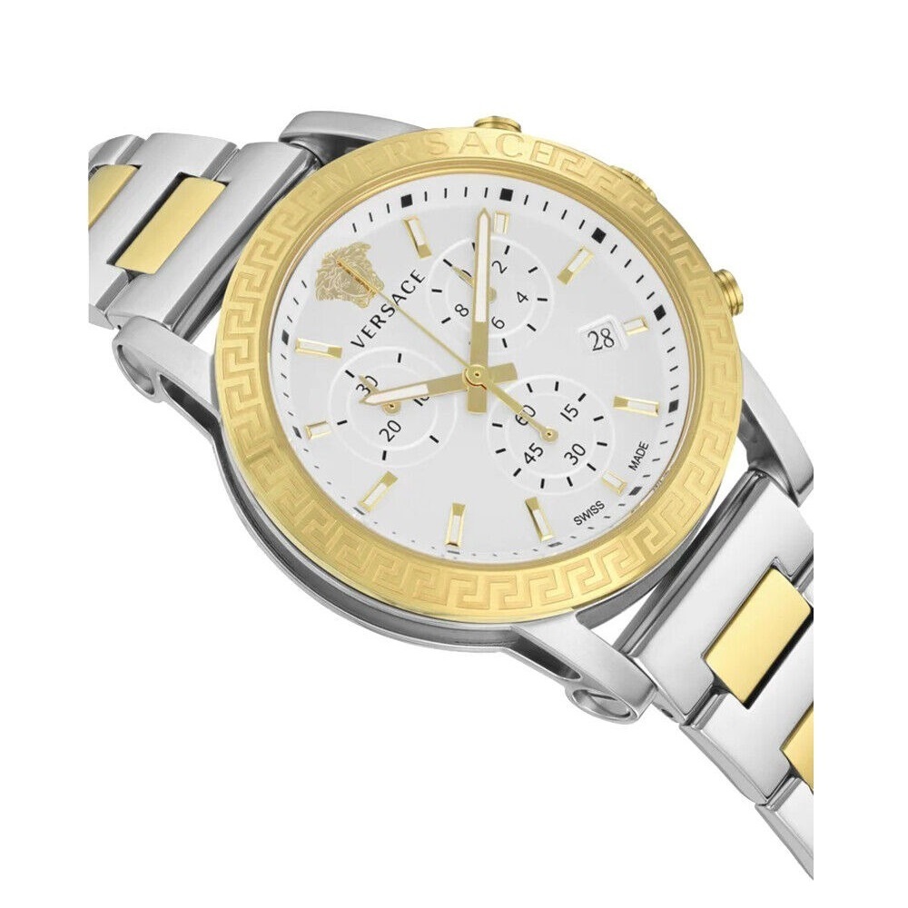 【男女兼用】 VERSACE スポーツテッククロノ 腕時計 40mm 送料関税込】VERSACE スポーツテッククロノグラフ 腕時計40mm 腕時計