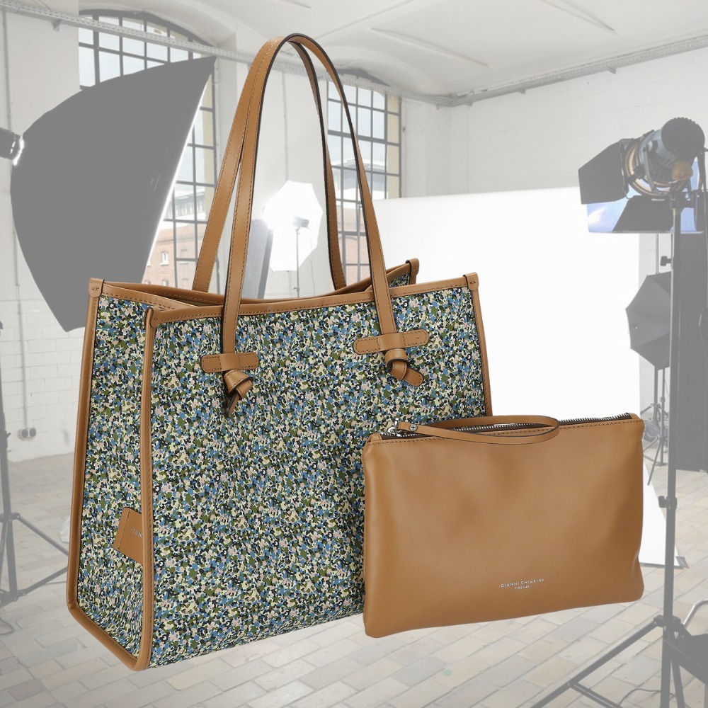 国内即発 GIANNI CHIARINI BS 6850 SPRINKLE トートバッグ