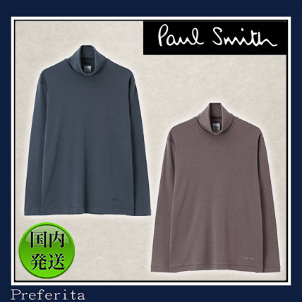 【Paul Smith】ロールネックカットソー ストレッチメランジュ