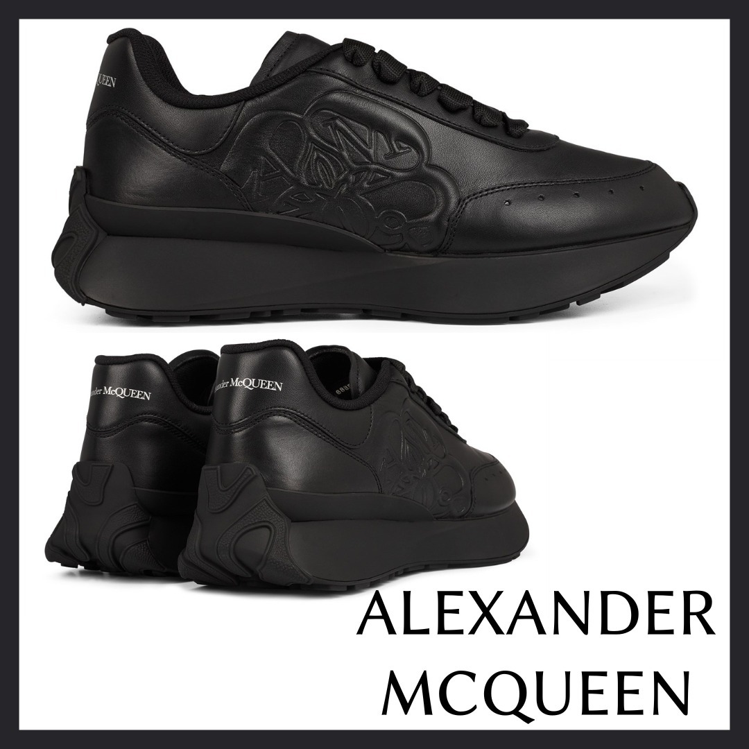Alexander McQueen☆クレスト ランナー スニーカー black/black
