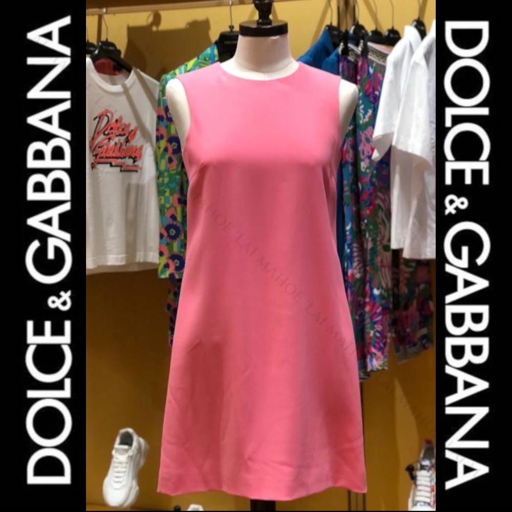 DOLCE&GABBANA シンプル ピンク ショート ワンピース