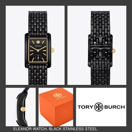 送料無料 ギフト ブラック（黒）系 アナログ腕時計 Burch(トリーバーチ) Tory 時計