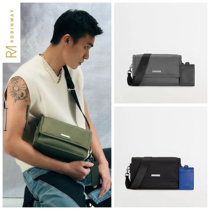 ROBINMAY Messenger & Shoulder Bags Nylon Street Style Plain Logo Messenger & Shoulder Bags