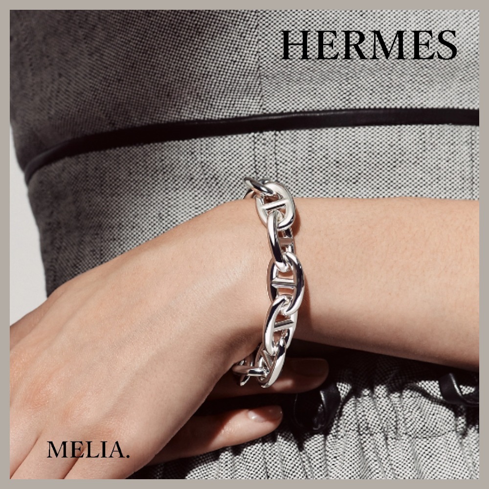 【一生物のアイテム♪】HERMES ブレスレットChaine d'ancre TGM