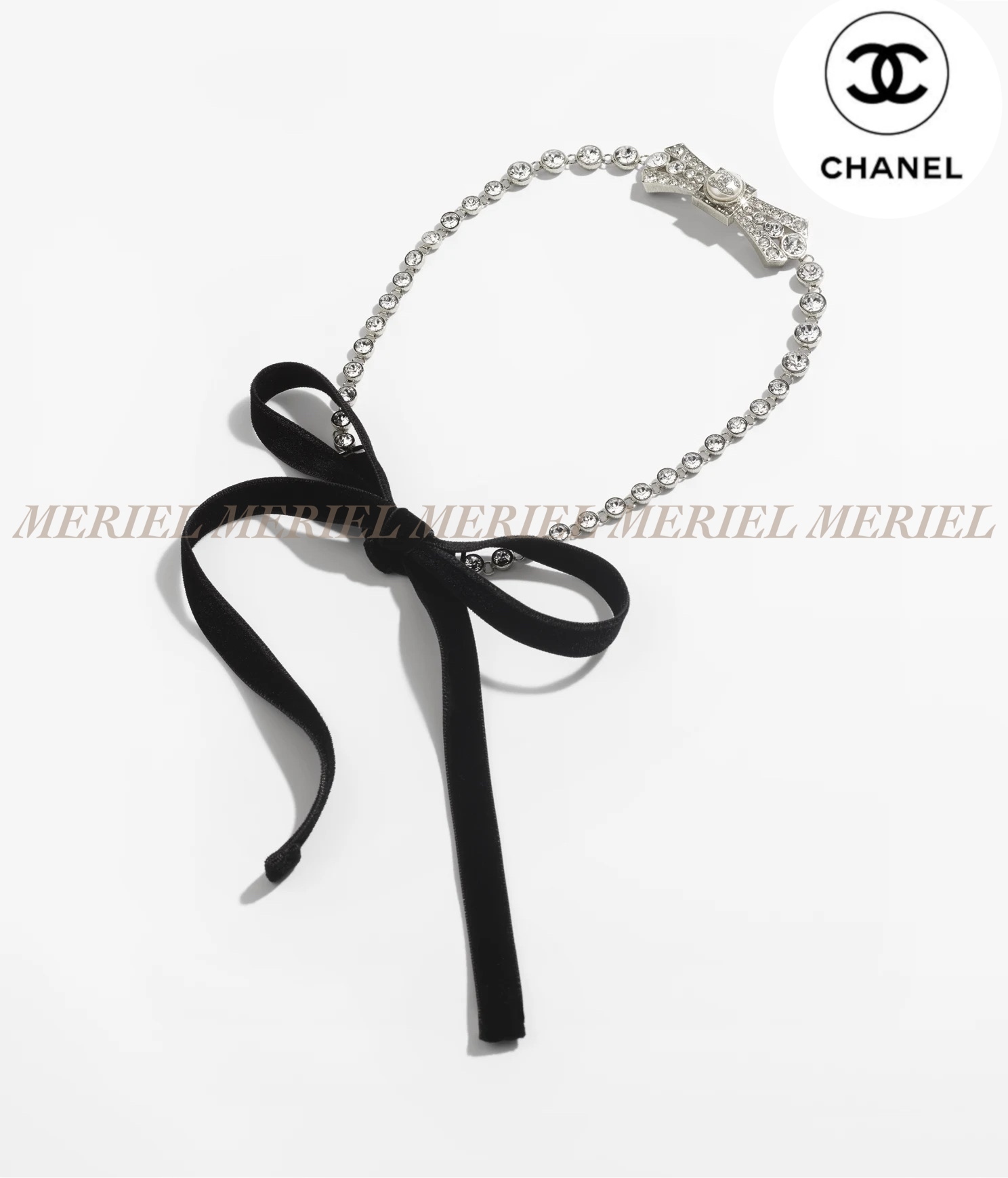 【CHANEL】 ヘアバンド リボン