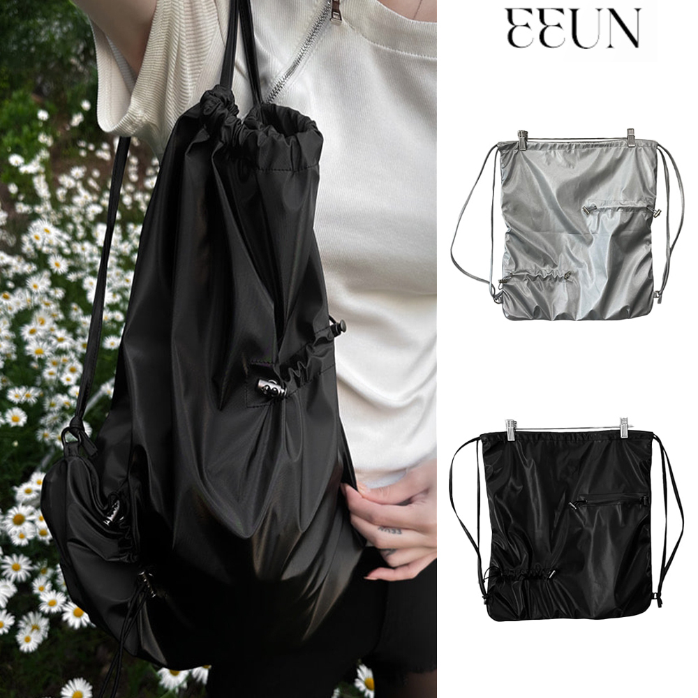 【EEUN】Two-way shirring backpack