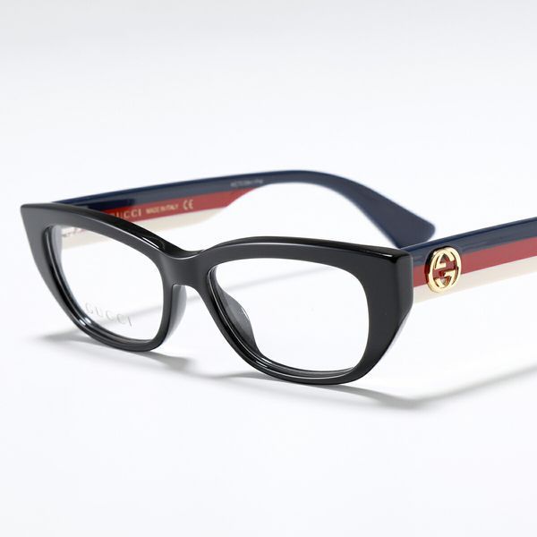 GUCCI メガネ GG0277O スクエア型 GGロゴ アイウェア