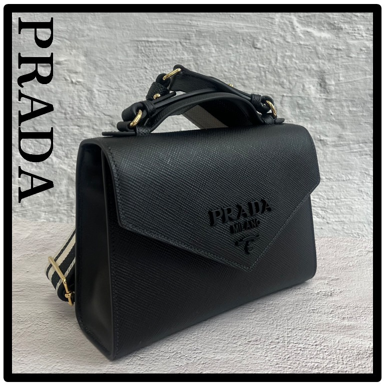 ★関税込★PRADA★クレオ ブラシュド レザー ショルダー バック