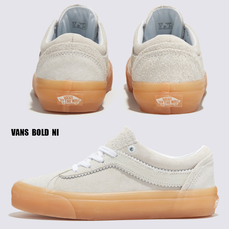 VANS★BOLD NI★兼用★VINTAGE BLANC DE BLANC