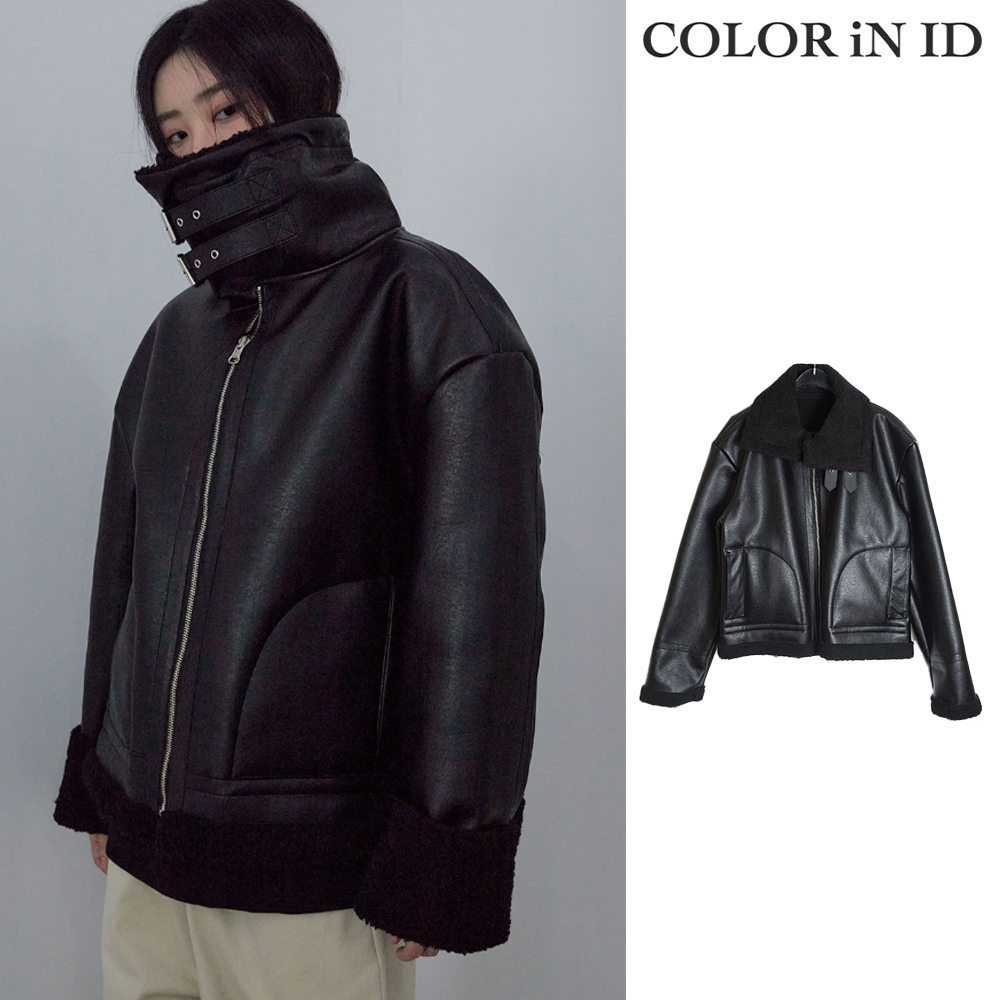 【COLOR iN ID】reversible black mustang