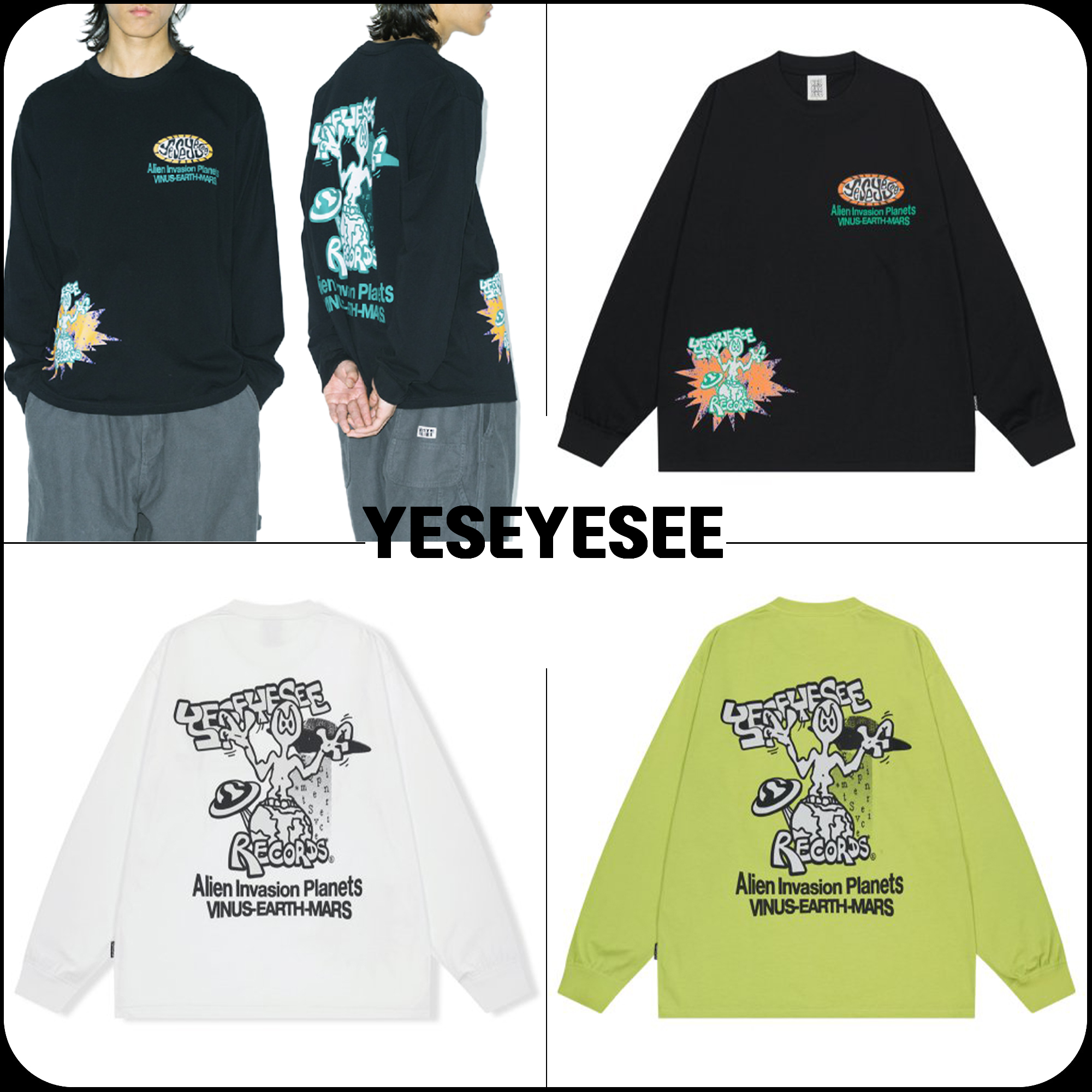 [YESEYESEE]★Y.E.S Alien L/S