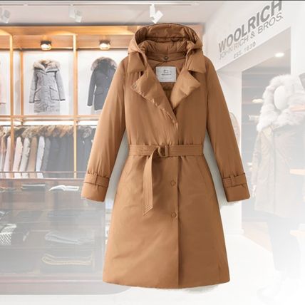 WOOLRICH Trench Casual Style Office Style Elegant Style Trench Coats