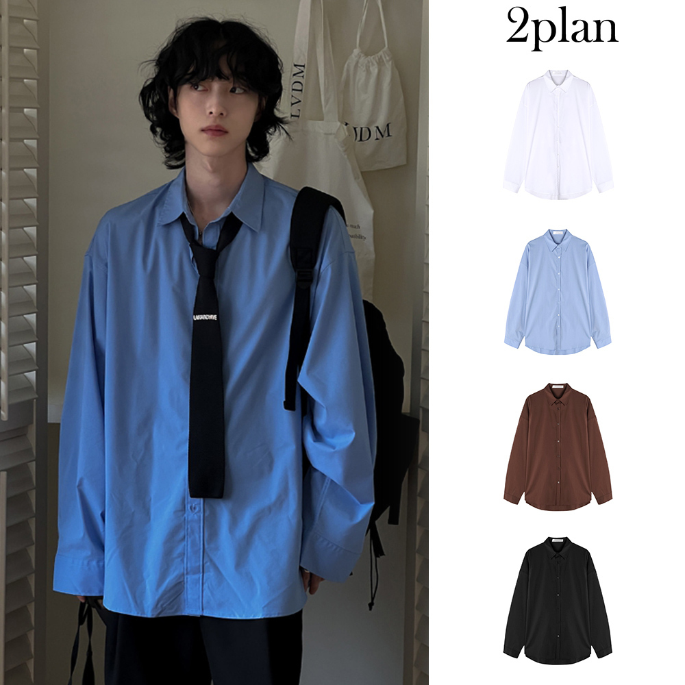 【2plan】Carly Overfit Soft Shirt