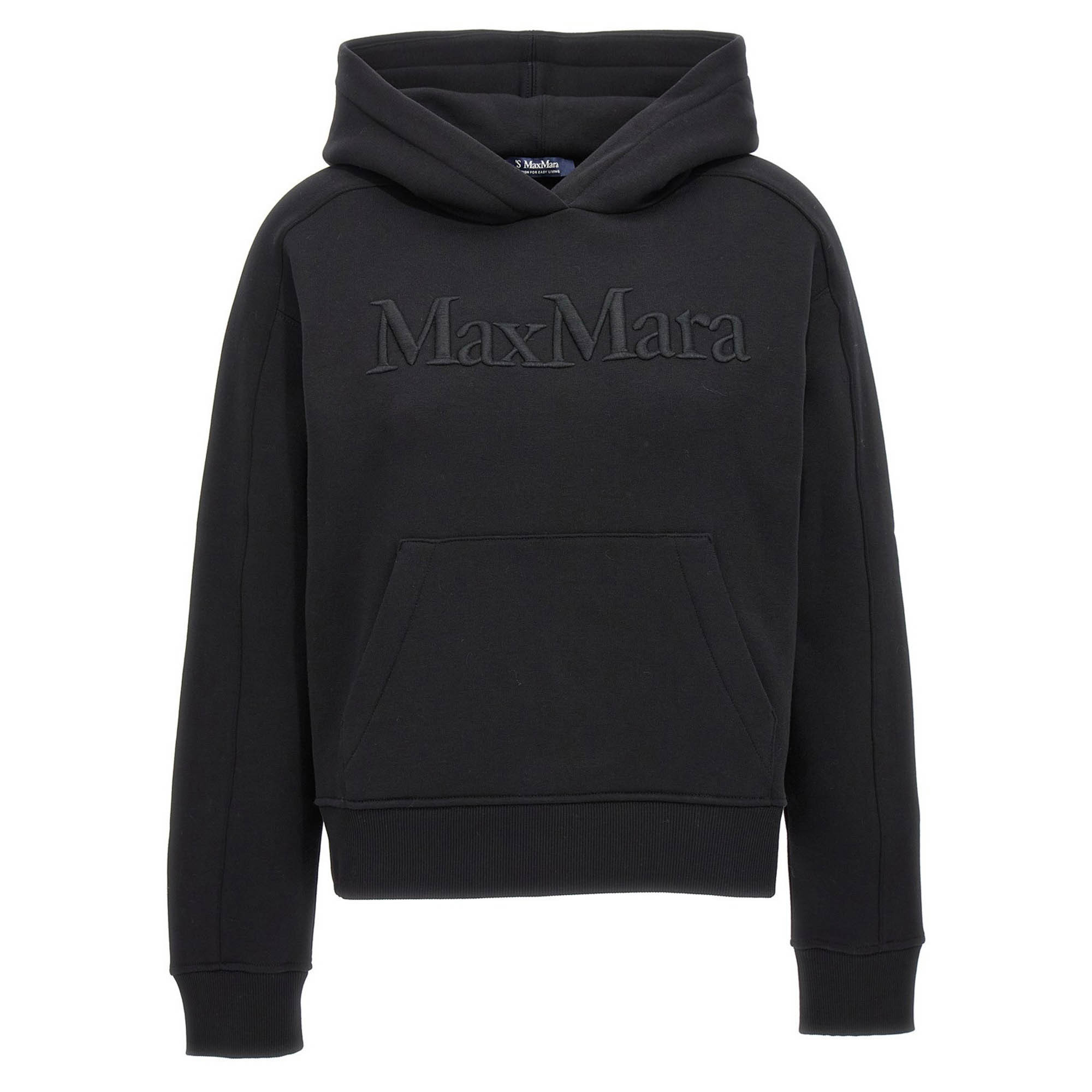 特価ブランド』 関税込´S MAXMARA MAESTRO ロゴ フーディ パーカー