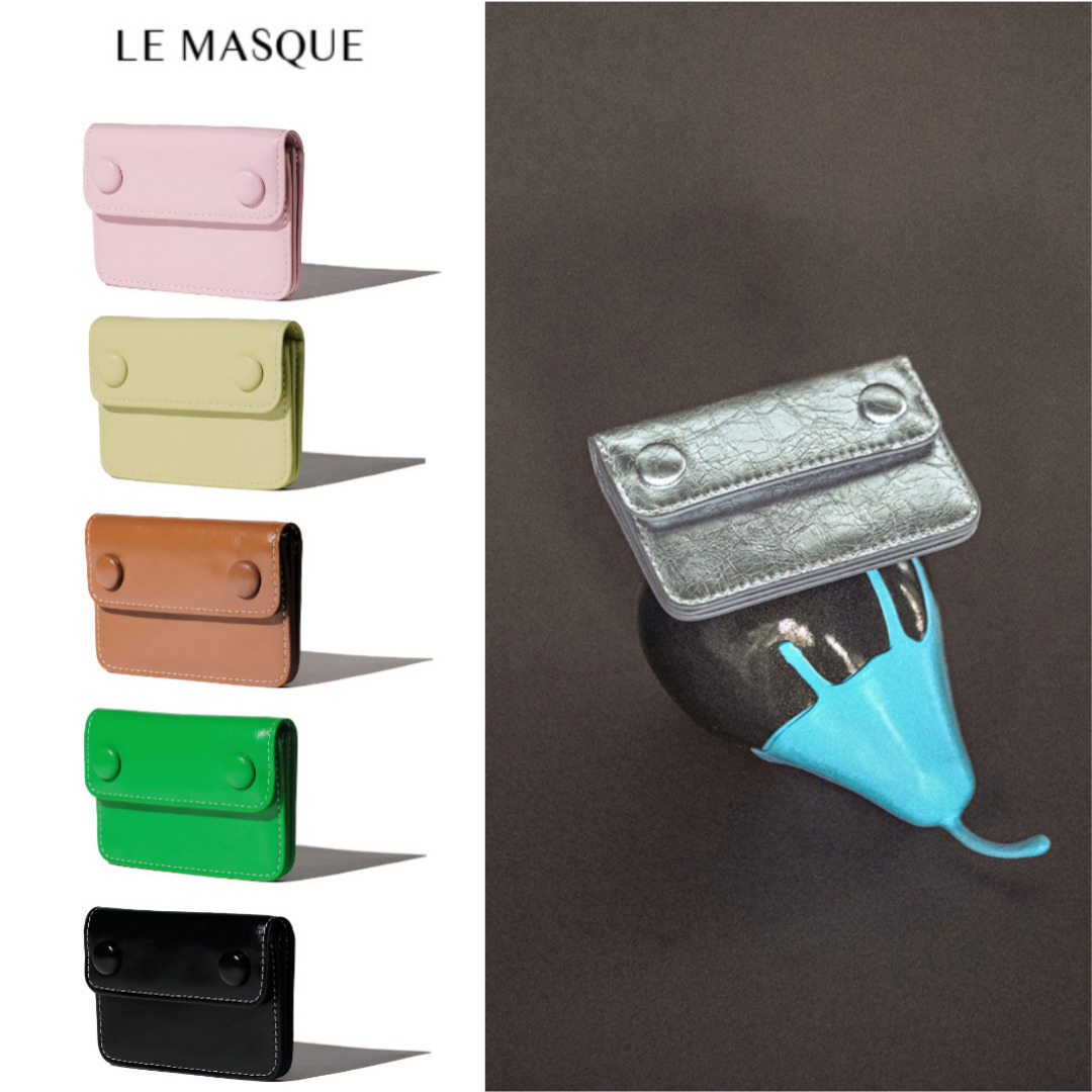 《韓国 Le masque》dot accordion coin card wallet 6色